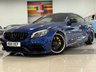 USED 2019 19 MERCEDES-BENZ C-CLASS 4.0 C63 V8 BiTurbo AMG Coupe 2dr Petrol SpdS MCT Euro 6 (s/s) (476 ps) GHOST IMMOBOLISER + BODY KIT + BRILLIANT BLUE + FRONT END PPF!