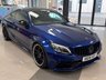 USED 2019 19 MERCEDES-BENZ C-CLASS 4.0 C63 V8 BiTurbo AMG Coupe 2dr Petrol SpdS MCT Euro 6 (s/s) (476 ps) GHOST IMMOBOLISER + BODY KIT + BRILLIANT BLUE + FRONT END PPF!