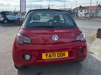 USED 2019 19 VAUXHALL ADAM 1.2i ENERGISED Hatchback 3dr Petrol Manual Euro 6 (70 ps) 2 OWNERS FROM NEW* SERVICE HISTORY* CRUISE CONTROL* AIR CON* PART LEATHER* BLUETOOTH PHONE AND AUDIO* DAB* USB* REMOTE CENTRAL LOCKING WITH 2 KEYS* ELECTRIC WINDOWS & MIRRORS*