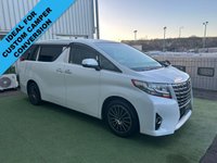 USED 2015 TOYOTA ALPHARD NEW TOYOTA ALPHARD 2.5 AUTOMATIC IDEAL FOR CUSTOM CAMPER CONVERSION #1184 ULEZ COMPLIANT SERISE 30