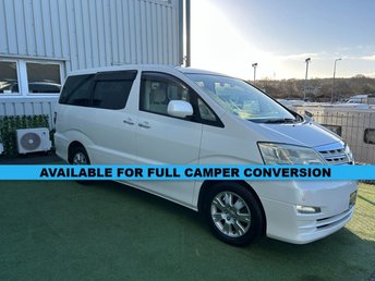 2007 TOYOTA ALPHARD TOYOTA ALPHARD 2.4 AUTOMATIC IDEAL FOR CUSTOM CAMPER CONVERSION #1185 &pound;15495.00