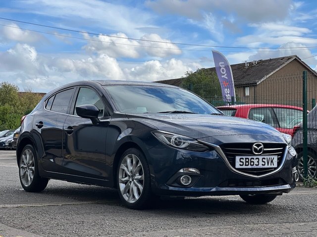 View our Mazda Mazda3 2.0 SKYACTIV-G Sport Nav Hatchback 5dr Petrol Manual Euro 5 (s/s) (165 ps)