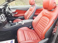 USED 2016 66 MERCEDES-BENZ C-CLASS 2.1 C220d AMG Line Cabriolet 2dr Diesel Manual Euro 6 (s/s) (170 ps) LOW MILES RED LEATHER SOFT TOP