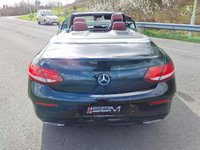 USED 2016 66 MERCEDES-BENZ C-CLASS 2.1 C220d AMG Line Cabriolet 2dr Diesel Manual Euro 6 (s/s) (170 ps) LOW MILES RED LEATHER SOFT TOP