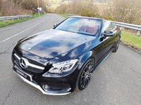 USED 2016 66 MERCEDES-BENZ C-CLASS 2.1 C220d AMG Line Cabriolet 2dr Diesel Manual Euro 6 (s/s) (170 ps) LOW MILES RED LEATHER SOFT TOP