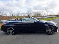 USED 2016 66 MERCEDES-BENZ C-CLASS 2.1 C220d AMG Line Cabriolet 2dr Diesel Manual Euro 6 (s/s) (170 ps) LOW MILES RED LEATHER SOFT TOP