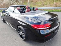 USED 2016 66 MERCEDES-BENZ C-CLASS 2.1 C220d AMG Line Cabriolet 2dr Diesel Manual Euro 6 (s/s) (170 ps) LOW MILES RED LEATHER SOFT TOP