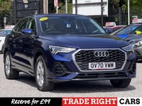 USED 2020 70 AUDI Q3 1.5 TFSi CoD 35 Sport [Nav] Sportback 5dr VIRTUAL COCKPIT | 18" ALLOYS