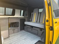 USED 2022 22 VOLKSWAGEN TRANSPORTER CAMPERVAN DSG AUTO 150 BHP 4 BERTH 5 BELTED SEATS  Rare stunning yellow colour