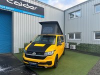 USED 2022 22 VOLKSWAGEN TRANSPORTER CAMPERVAN DSG AUTO 150 BHP 4 BERTH 5 BELTED SEATS  Rare stunning yellow colour