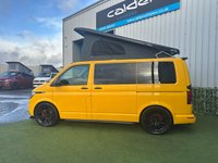 USED 2022 22 VOLKSWAGEN TRANSPORTER CAMPERVAN DSG AUTO 150 BHP 4 BERTH 5 BELTED SEATS  Rare stunning yellow colour