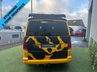 USED 2022 22 VOLKSWAGEN TRANSPORTER CAMPERVAN DSG AUTO 150 BHP 4 BERTH 5 BELTED SEATS  Rare stunning yellow colour
