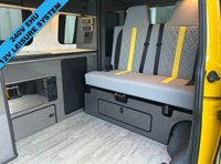 USED 2022 22 VOLKSWAGEN TRANSPORTER CAMPERVAN DSG AUTO 150 BHP 4 BERTH 5 BELTED SEATS  Rare stunning yellow colour