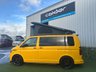 USED 2022 22 VOLKSWAGEN TRANSPORTER CAMPERVAN DSG AUTO 150 BHP 4 BERTH 5 BELTED SEATS  Rare stunning yellow colour