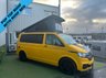 USED 2022 22 VOLKSWAGEN TRANSPORTER CAMPERVAN DSG AUTO 150 BHP 4 BERTH 5 BELTED SEATS  Rare stunning yellow colour