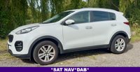 USED 2016 16 KIA SPORTAGE 1.6 GDi ISG 2 SUV 5 DOOR *REAR PARKING CAMERA*SAT NAV*DAB*ALLOY WHEELS*REAR SPOILER*CLIMATE CONTROL*CRUISE CONTROL*ELECTRIC FOLDING MIRRORS*AUTO LIGHTS*BRAND NEW MOT AND SERVICE*