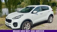 USED 2016 16 KIA SPORTAGE 1.6 GDi ISG 2 SUV 5 DOOR *REAR PARKING CAMERA*SAT NAV*DAB*ALLOY WHEELS*REAR SPOILER*CLIMATE CONTROL*CRUISE CONTROL*ELECTRIC FOLDING MIRRORS*AUTO LIGHTS*BRAND NEW MOT AND SERVICE*