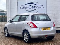 USED 2015 15 SUZUKI SWIFT 1.2 SZ3 Hatchback 5dr Petrol Manual Euro 5 (94 ps) www.suffolkcarcentre.co.uk - Located at Lowestoft