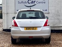 USED 2015 15 SUZUKI SWIFT 1.2 SZ3 Hatchback 5dr Petrol Manual Euro 5 (94 ps) www.suffolkcarcentre.co.uk - Located at Lowestoft