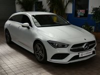 USED 2021 21 MERCEDES-BENZ CLA 1.3 CLA180 AMG Line (Premium 2) Shooting Brake 5dr Petrol 7G-DCT Euro 6 (s/s) (136 ps) SAT NAV LEATHER HEATED SEATS ANDROID APPLE CARPLAY REAR VIEW CAMERA PARKING SENSORS 1 OWNER SERVICE HISTORY WARRANTY