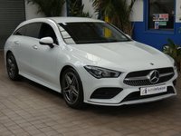 USED 2021 21 MERCEDES-BENZ CLA 1.3 CLA180 AMG Line (Premium 2) Shooting Brake 5dr Petrol 7G-DCT Euro 6 (s/s) (136 ps) SAT NAV LEATHER HEATED SEATS ANDROID APPLE CARPLAY REAR VIEW CAMERA PARKING SENSORS 1 OWNER SERVICE HISTORY WARRANTY