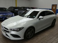 USED 2021 21 MERCEDES-BENZ CLA 1.3 CLA180 AMG Line (Premium 2) Shooting Brake 5dr Petrol 7G-DCT Euro 6 (s/s) (136 ps) SAT NAV LEATHER HEATED SEATS ANDROID APPLE CARPLAY REAR VIEW CAMERA PARKING SENSORS 1 OWNER SERVICE HISTORY WARRANTY
