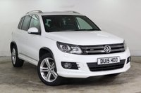 USED 2015 15 VOLKSWAGEN TIGUAN 2.0 TDI BlueMotion Tech R-Line SUV 5dr Diesel DSG 4WD Euro 5 (s/s) (Nav) (177 ps) Park Assist, Bluetooth