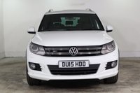 USED 2015 15 VOLKSWAGEN TIGUAN 2.0 TDI BlueMotion Tech R-Line SUV 5dr Diesel DSG 4WD Euro 5 (s/s) (Nav) (177 ps) Park Assist, Bluetooth