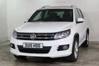 USED 2015 15 VOLKSWAGEN TIGUAN 2.0 TDI BlueMotion Tech R-Line SUV 5dr Diesel DSG 4WD Euro 5 (s/s) (Nav) (177 ps) Park Assist, Bluetooth