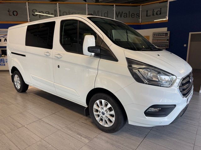 View our Ford Transit Custom 2.0 300 EcoBlue Limited Crew Van Double Cab 5dr Diesel Manual L2 H1 Euro 6 (s/s) (130 ps)