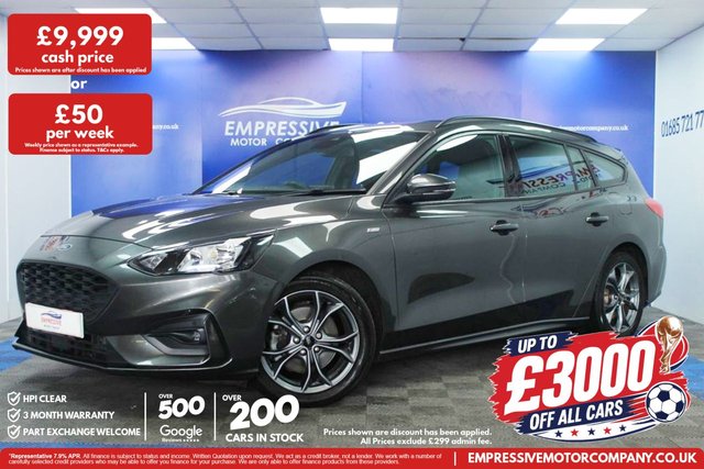 View our Ford Focus 1.0T EcoBoost ST-Line Estate 5dr Petrol Manual Euro 6 (s/s) (125 ps)