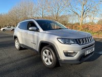 USED 2018 18 JEEP COMPASS 1.4T MultiAirII Longitude SUV 5dr Petrol Manual Euro 6 (s/s) (140 ps) ANOTHER ABSOLUTE BEAUTY, JUST IN AND FINISHED IN STUNNING SILVER PAINT+ULEZ COMPLIANT+HALF LEATHER INTERIOR+SATELLITE NAVIGATION+PARK ASSIST+AIR CONDITIONING+17 INCH ALLOY WHEELS+1 FULL YEARS MOT PRIOR TO COLLECTION+CALL NOW TO ARRANGE A VIEWING+THIS VEHICLE IS NOT TO BE MISSED!!!!!!!!!!!!!!!!!!!!!!!!!!!!!!!!!!!!!!!