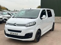 USED 2024 24 CITROEN DISPATCH 1.5 BLUEHDI 100PS 1000 ENTERPRISE DOUBLE CAB CREW VAN - NO VAT STUNNING 6 SEAT TOP SPEC CREW