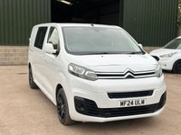 USED 2024 24 CITROEN DISPATCH 1.5 BLUEHDI 100PS 1000 ENTERPRISE DOUBLE CAB CREW VAN - NO VAT STUNNING 6 SEAT TOP SPEC CREW