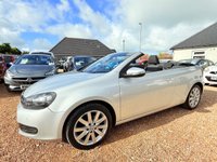 USED 2012 12 VOLKSWAGEN GOLF 1.6 TDI BlueMotion Tech S Cabriolet 2dr Diesel Manual Euro 5 (s/s) (105 ps) Stunning Convertible with a FSH
