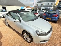 USED 2012 12 VOLKSWAGEN GOLF 1.6 TDI BlueMotion Tech S Cabriolet 2dr Diesel Manual Euro 5 (s/s) (105 ps) Stunning Convertible with a FSH