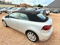 USED 2012 12 VOLKSWAGEN GOLF 1.6 TDI BlueMotion Tech S Cabriolet 2dr Diesel Manual Euro 5 (s/s) (105 ps) Stunning Convertible with a FSH