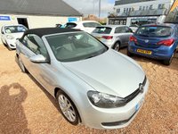 USED 2012 12 VOLKSWAGEN GOLF 1.6 TDI BlueMotion Tech S Cabriolet 2dr Diesel Manual Euro 5 (s/s) (105 ps) Stunning Convertible with a FSH