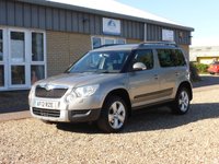 USED 2012 12 SKODA YETI 2.0 TDI SE SUV 5dr Diesel Manual 4WD Euro 5 (110 ps) www.suffolkcarcentre.co.uk - Located at Reydon
