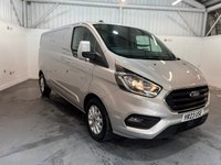 USED 2023 23 FORD TRANSIT CUSTOM 2.0 300 EcoBlue Limited Panel Van 5dr Diesel Manual L2 H1 Euro 6 (s/s) (130 ps) Heated Seats,Cruise,Auto Lights