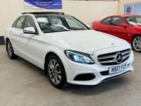 USED 2017 17 MERCEDES-BENZ C-CLASS 2.0 C200 Sport (Premium) Panoramic Saloon 4 Door Petrol G-Tronic+ 4MATIC Euro 6 (s/s) (184 ps) PANORAMIC GLASS SUNROOF + MORE