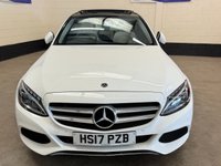 USED 2017 17 MERCEDES-BENZ C-CLASS 2.0 C200 Sport (Premium) Panoramic Saloon 4 Door Petrol G-Tronic+ 4MATIC Euro 6 (s/s) (184 ps) PANORAMIC GLASS SUNROOF + MORE