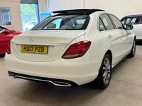 USED 2017 17 MERCEDES-BENZ C-CLASS 2.0 C200 Sport (Premium) Panoramic Saloon 4 Door Petrol G-Tronic+ 4MATIC Euro 6 (s/s) (184 ps) PANORAMIC GLASS SUNROOF + MORE