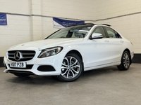 USED 2017 17 MERCEDES-BENZ C-CLASS 2.0 C200 Sport (Premium) Panoramic Saloon 4 Door Petrol G-Tronic+ 4MATIC Euro 6 (s/s) (184 ps) PANORAMIC GLASS SUNROOF + MORE