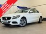 USED 2017 17 MERCEDES-BENZ C-CLASS 2.0 C200 Sport (Premium) Panoramic Saloon 4 Door Petrol G-Tronic+ 4MATIC Euro 6 (s/s) (184 ps) PANORAMIC GLASS SUNROOF + MORE
