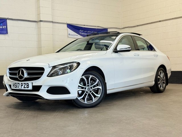 2017 17 Mercedes-Benz C-Class 2.0 C200 Sport (Premium) Panoramic Saloon 4 Door Petrol G-Tronic+ 4MATIC Euro 6 (s/s) (184 ps)