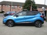 USED 2016 66 RENAULT CAPTUR 1.5 dCi ENERGY Dynamique S Nav SUV 5dr Diesel Manual Euro 6 (s/s) (90 ps) Finished in TAHOE BLUE Metallic with DARK GREY CLOTH Trim. This Renault CAPTUR is a spacious SUV that's perfect for the family. It looks stylish thanks to the swooping curves and creases that define the distinctive looks of the modern Renaults. Features include, &pound;20 Tax, Nav, DAB radio, Park Sensors, B/Tooth, Cruise, 17" Alloys, Keyless Start and more. Dealer serviced at 8840 miles, 11266 miles, 13200 miles, 14442 miles, 15438 miles, 23485 miles, 29868 miles and on arrival at 45560 miles.
