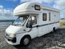 USED 2006 FIAT AUTO TRAIL Cheyenne 4 berth - Lovely layout including over cab double bed, spacious lounge / dining area which easily converts into a double bed. Kitchen is fully equipped with microwave, fridge, gas hob and full size oven & grill, lots of storage and spacious rear bathroom with toilet, sink & shower, trim heating system. Finance & warranty packages available.   DIMENSIONS - LENGTH - 6.5M, WIDTH - 2.31M, HEIGHT - 3.05M 