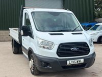USED 2015 15 FORD TRANSIT 350 DROPSIDE 2.2 TDCI RWD - NO VAT 
