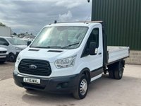 USED 2015 15 FORD TRANSIT 350 DROPSIDE 2.2 TDCI RWD - NO VAT 